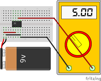 Voltage reference simple scheme